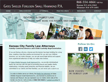 Tablet Screenshot of kcfamilylawattorney.com